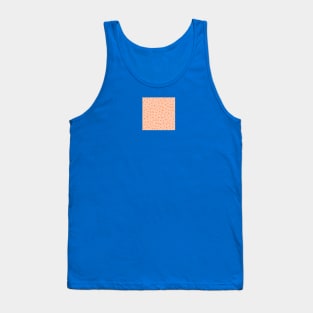 Minimalist Dots Peach Paint Art Tank Top